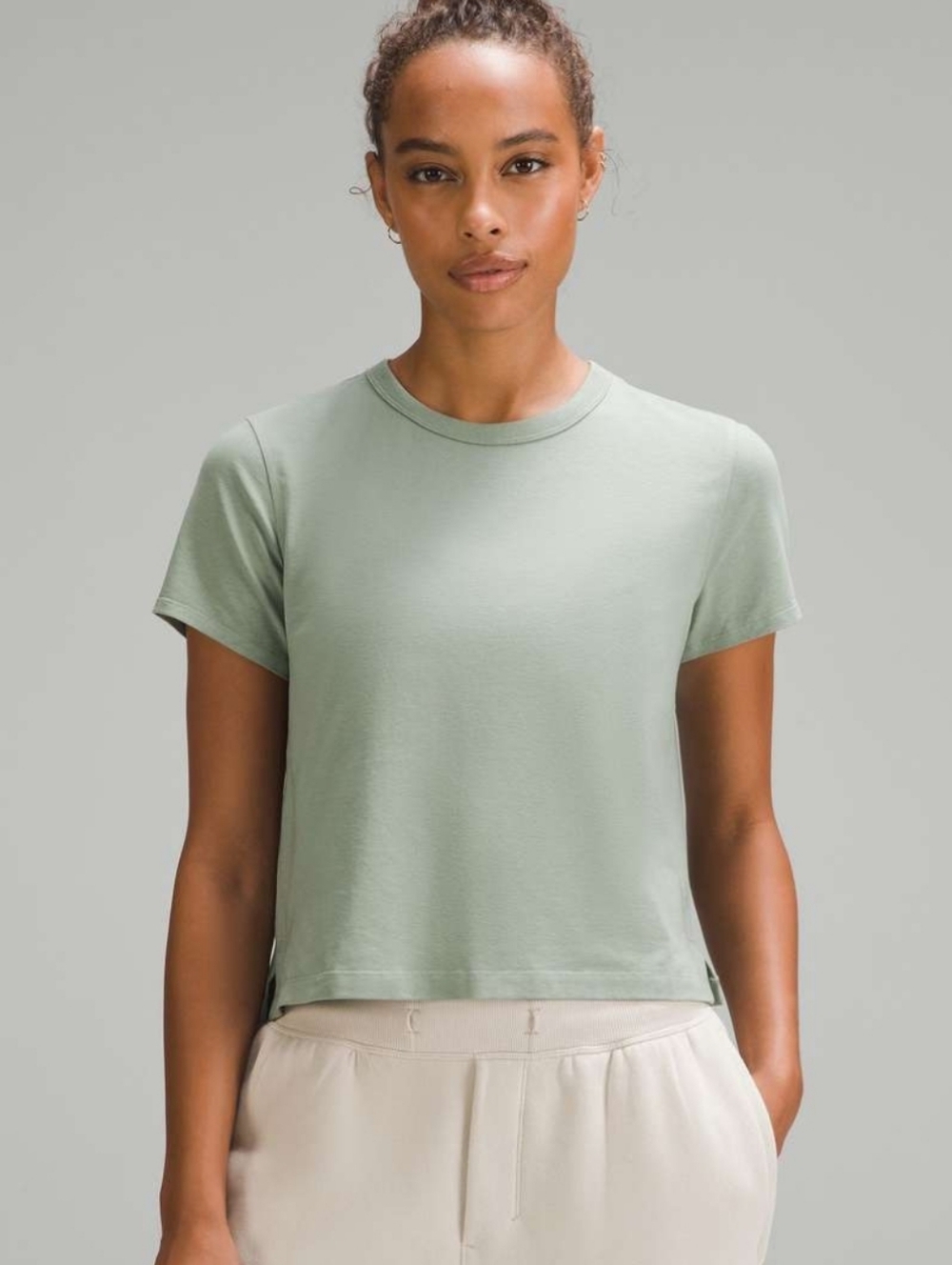 Lululemon Classic-Fit Cotton-Blend T-Shirt Size 4